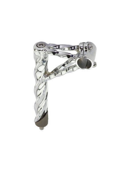 Double Twisted Lowrider Stem 22.2mm Chrome.
